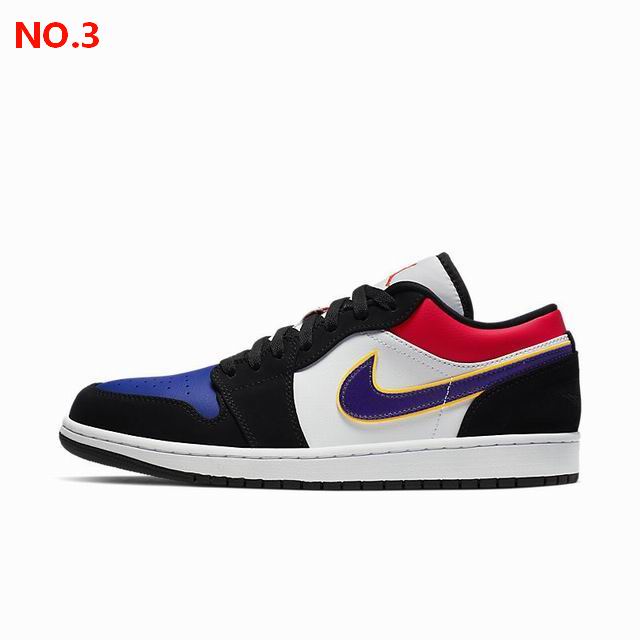 Air Jordan 1 Low Unisex Basketball Shoes 5 Colorways-4 - Click Image to Close